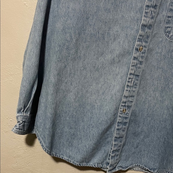 Disney Vintage Denim Blue Shirt with Embroidered Design - Picture 2 of 8